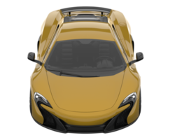 Sport car isolated on transparent background. 3d rendering - illustration png