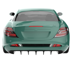 Sport car isolated on transparent background. 3d rendering - illustration png