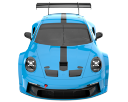 voiture de sport isolée sur fond transparent. rendu 3d - illustration png