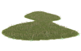 Realistic foliage isolated on transparent background. 3d rendering - illustration png