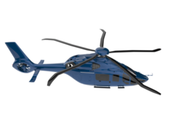 Hubschrauber isoliert auf transparentem Hintergrund. 3D-Rendering - Abbildung png