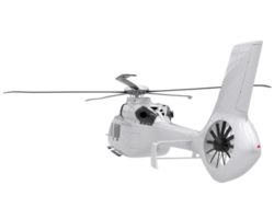 Helicopter isolated on transparent background. 3d rendering - illustration png