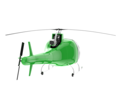 Helicopter isolated on transparent background. 3d rendering - illustration png