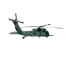 Hubschrauber isoliert auf transparentem Hintergrund. 3D-Rendering - Abbildung png