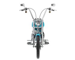 Motorcycle isolated on transparent background. 3d rendering - illustration png