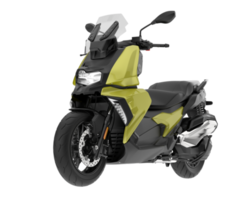 motocicleta isolada em fundo transparente. renderização 3D - ilustração png