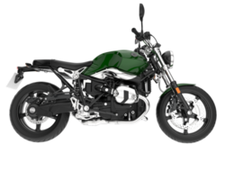 Motorrad isoliert auf transparentem Hintergrund. 3D-Rendering - Abbildung png