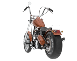 motocicleta aislada sobre fondo transparente. Representación 3d - ilustración png