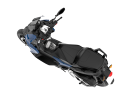 Motorrad isoliert auf transparentem Hintergrund. 3D-Rendering - Abbildung png