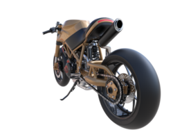 Motorcycle isolated on transparent background. 3d rendering - illustration png