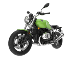 Motorrad isoliert auf transparentem Hintergrund. 3D-Rendering - Abbildung png