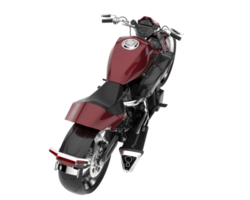 moto isolée sur fond transparent. rendu 3d - illustration png