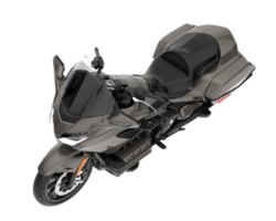 motorcykel isolerat på transparent bakgrund. 3d tolkning - illustration png