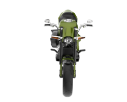 Motorcycle isolated on transparent background. 3d rendering - illustration png