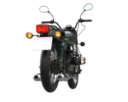 moto isolée sur fond transparent. rendu 3d - illustration png