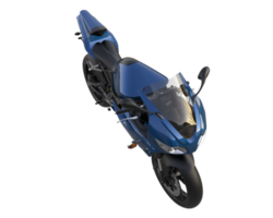 motociclo isolato su trasparente sfondo. 3d interpretazione - illustrazione png