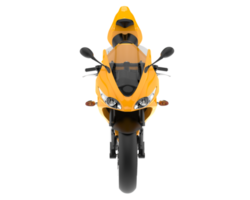 Motorcycle isolated on transparent background. 3d rendering - illustration png