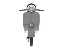 moto isolée sur fond transparent. rendu 3d - illustration png