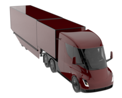 Truck isolated on transparent background. 3d rendering - illustration png