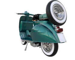 moto isolée sur fond transparent. rendu 3d - illustration png