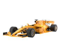 carro de corrida isolado no fundo. renderização 3D - ilustração png