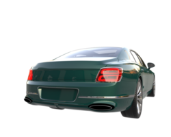 Modern car isolated on transparent background. 3d rendering - illustration png