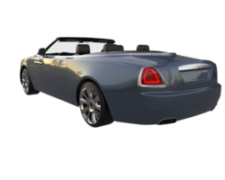 Modern car isolated on transparent background. 3d rendering - illustration png