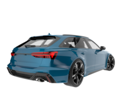 carro moderno isolado em fundo transparente. renderização 3D - ilustração png