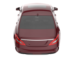 Modern car isolated on transparent background. 3d rendering - illustration png