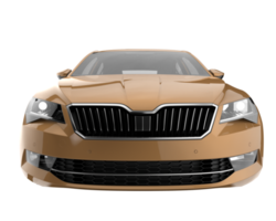 Modern car isolated on transparent background. 3d rendering - illustration png