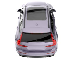 voiture moderne isolée sur fond transparent. rendu 3d - illustration png