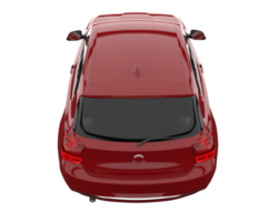 Modern car isolated on transparent background. 3d rendering - illustration png