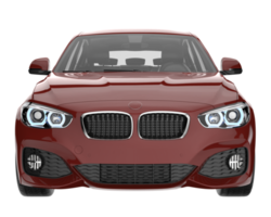 Modern car isolated on transparent background. 3d rendering - illustration png