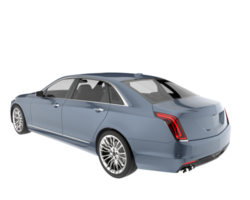 carro moderno isolado em fundo transparente. renderização 3D - ilustração png