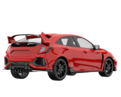 carro moderno isolado em fundo transparente. renderização 3D - ilustração png