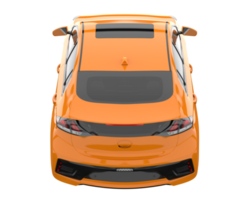 Modern car isolated on transparent background. 3d rendering - illustration png