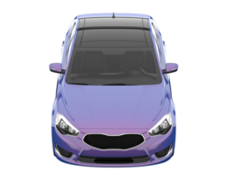 Modern car isolated on transparent background. 3d rendering - illustration png