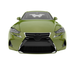 carro moderno isolado em fundo transparente. renderização 3D - ilustração png