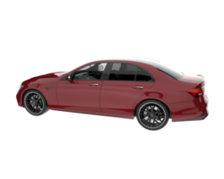 Modern car isolated on transparent background. 3d rendering - illustration png