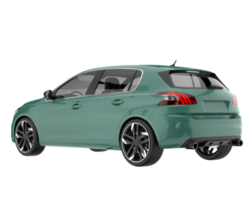 carro moderno isolado em fundo transparente. renderização 3D - ilustração png