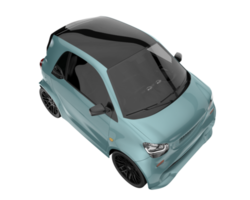 carro moderno isolado em fundo transparente. renderização 3D - ilustração png