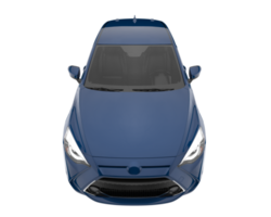 Modern car isolated on transparent background. 3d rendering - illustration png