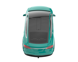 voiture moderne isolée sur fond transparent. rendu 3d - illustration png