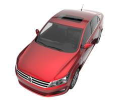 Modern car isolated on transparent background. 3d rendering - illustration png