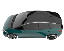 Modern car isolated on transparent background. 3d rendering - illustration png