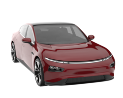 voiture moderne isolée sur fond transparent. rendu 3d - illustration png