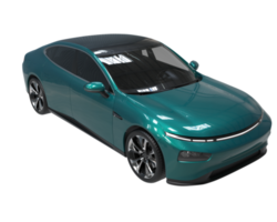 voiture de muscle isolée sur fond transparent. rendu 3d - illustration png