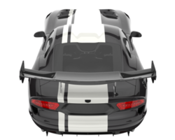 voiture de muscle isolée sur fond transparent. rendu 3d - illustration png