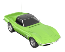 voiture de muscle isolée sur fond transparent. rendu 3d - illustration png