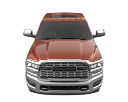 Pickup truck isolated on transparent background. 3d rendering - illustration png